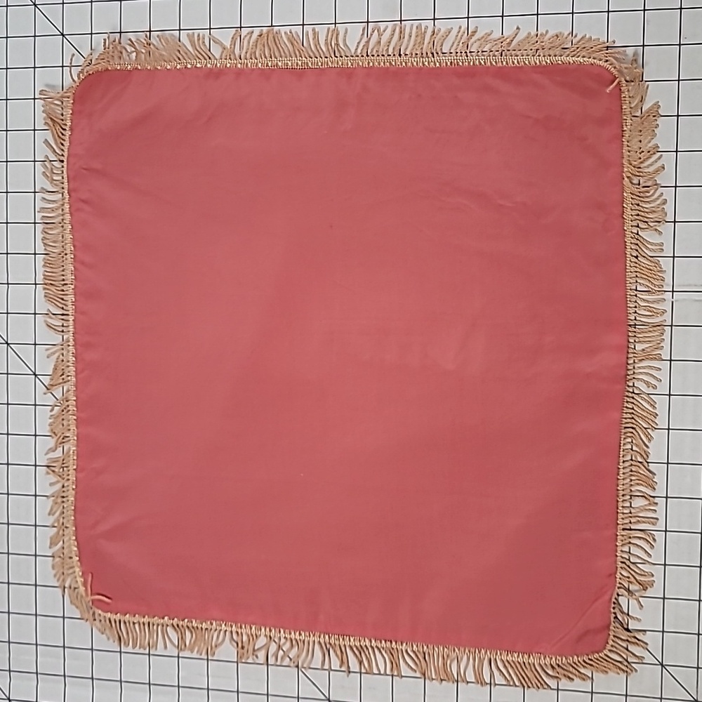 Vintage Asian Japanese Black‎ Velvet Hand Painted PILLOWCASE SHAM #2 - Picture 6 of 12